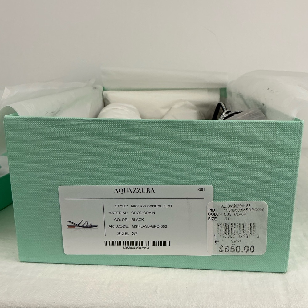 Aquazzura MISTICA SANDAL FLAT - 37 - Picture 12 of 12
